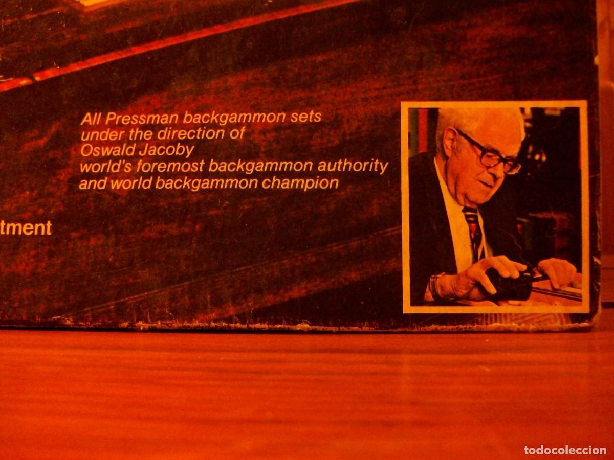 Vintage: Juego de mesa vintage Backgammon Oswald Jacoy - Foto 5