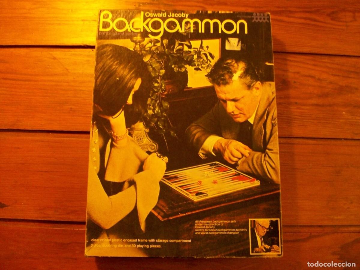 Vintage: Juego de mesa vintage Backgammon Oswald Jacoy - Foto 1