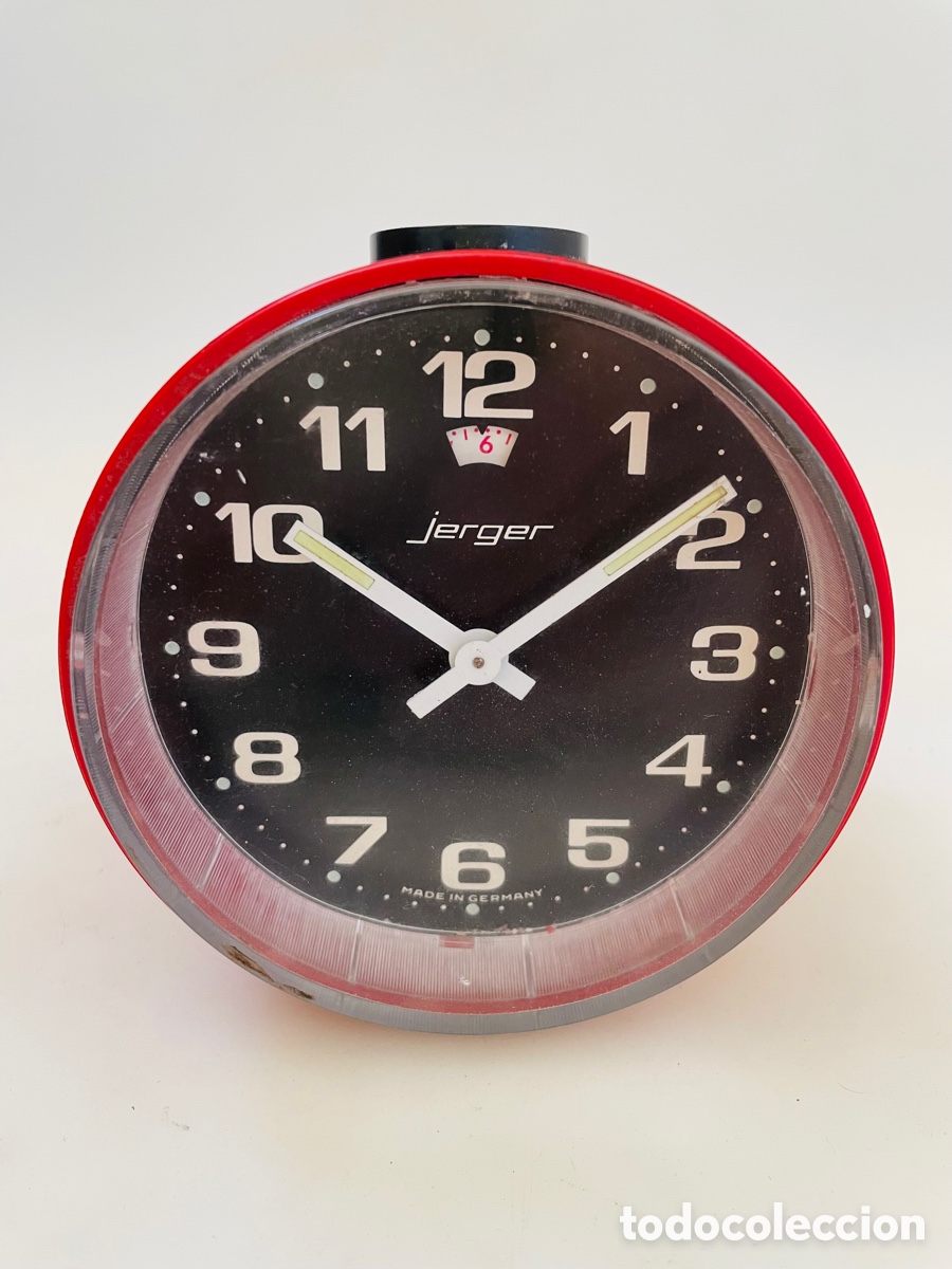 Vintage: Jerger Space Age Design Clock 1970s - Foto 4
