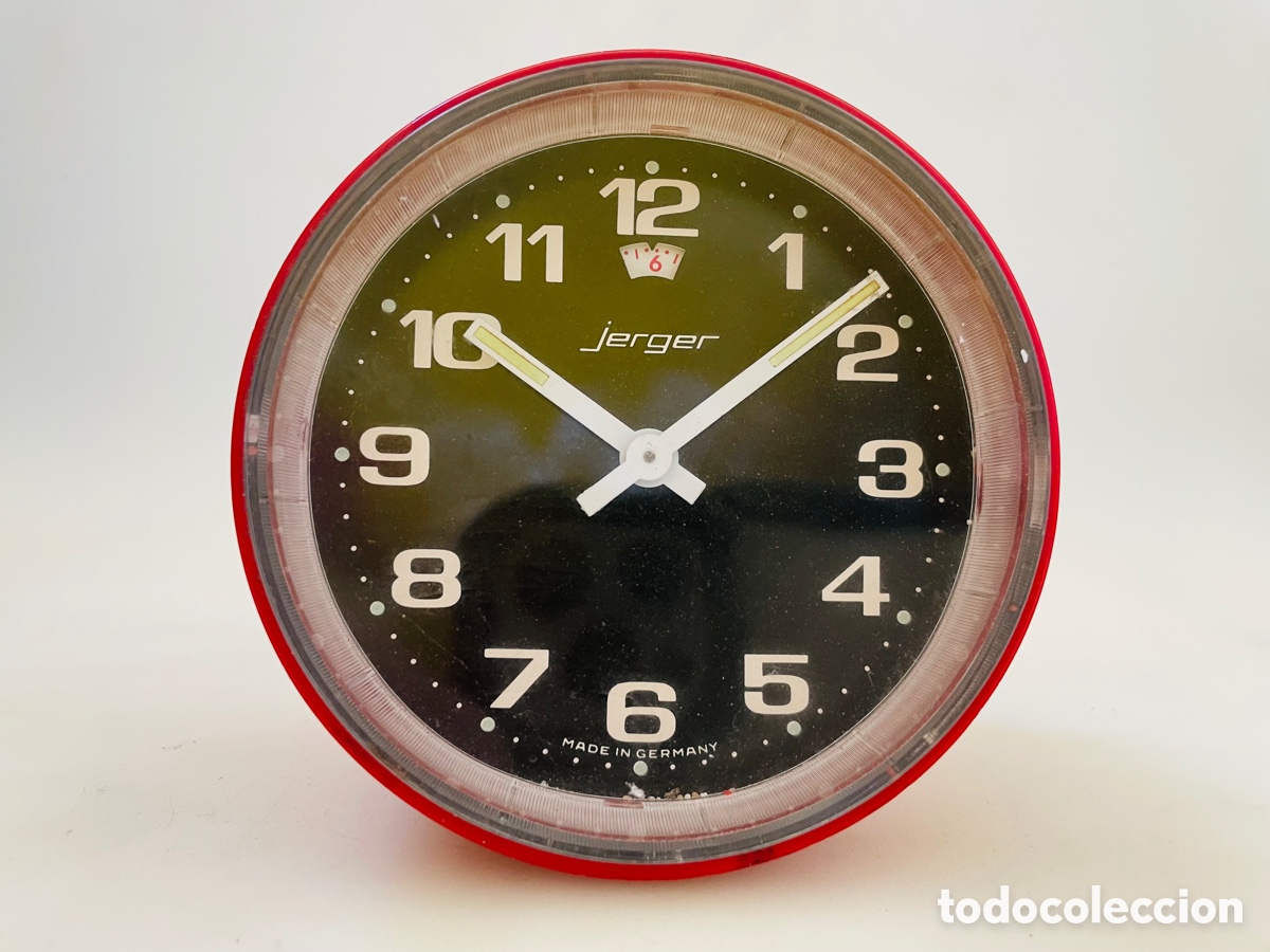 Vintage: Jerger Space Age Design Clock 1970s - Foto 11
