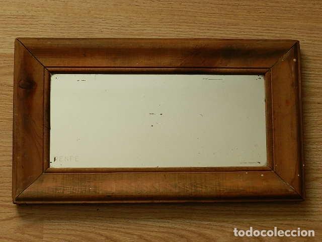 Vintage: Antiguo espejo RENFE tren trenes vintage