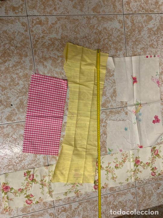 Vintage: Peque&ntilde;os retales de tela, ideal patchwork, neceser, eopa mu&ntilde;ecas&hellip;&hellip;. - Foto 3