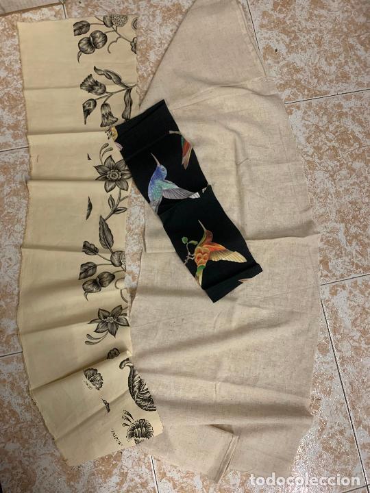 Vintage: Peque&ntilde;os retales de tela, ideal patchwork, neceser, eopa mu&ntilde;ecas&hellip;&hellip;. - Foto 3