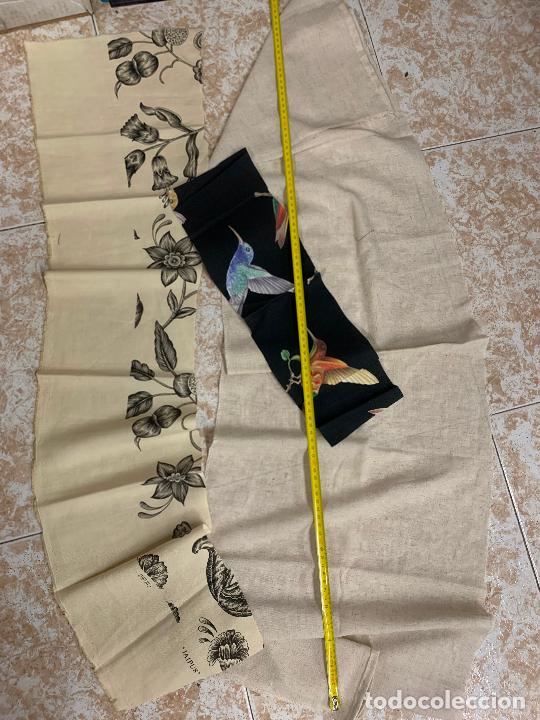Vintage: Peque&ntilde;os retales de tela, ideal patchwork, neceser, eopa mu&ntilde;ecas&hellip;&hellip;. - Foto 4
