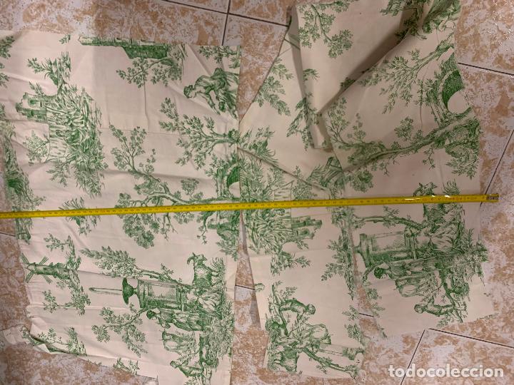Vintage: Peque&ntilde;os retales de tela, ideal patchwork, neceser, eopa mu&ntilde;ecas&hellip;&hellip;. - Foto 4