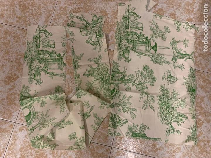 Vintage: Peque&ntilde;os retales de tela, ideal patchwork, neceser, eopa mu&ntilde;ecas&hellip;&hellip;. - Foto 1
