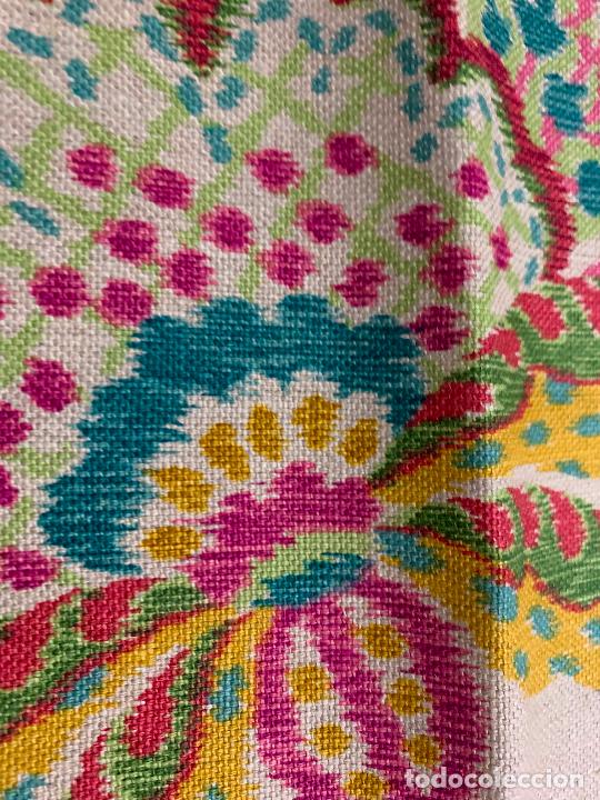 Vintage: Peque&ntilde;o retal de tela, ideal patchwork, neceser, eopa mu&ntilde;ecas&hellip;&hellip;.60x54cms - Foto 2