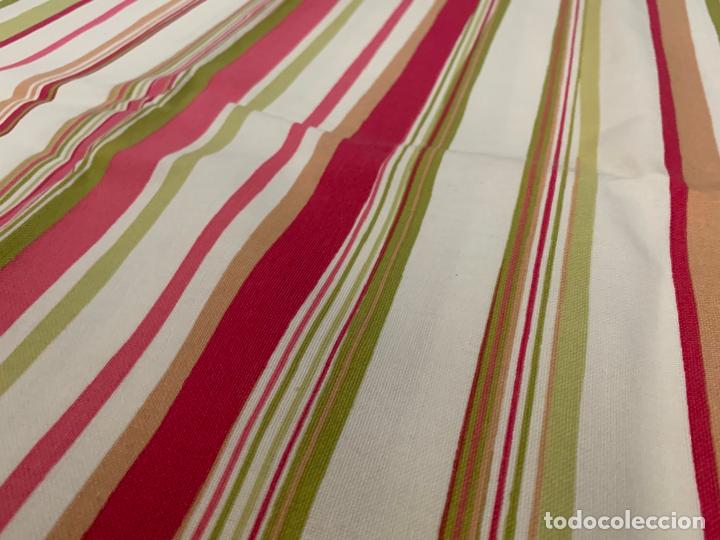Vintage: Preciosa pieza de tela, ideal patchwork, neceser, eopa mu&ntilde;ecas&hellip;&hellip;.160x135cms - Foto 4