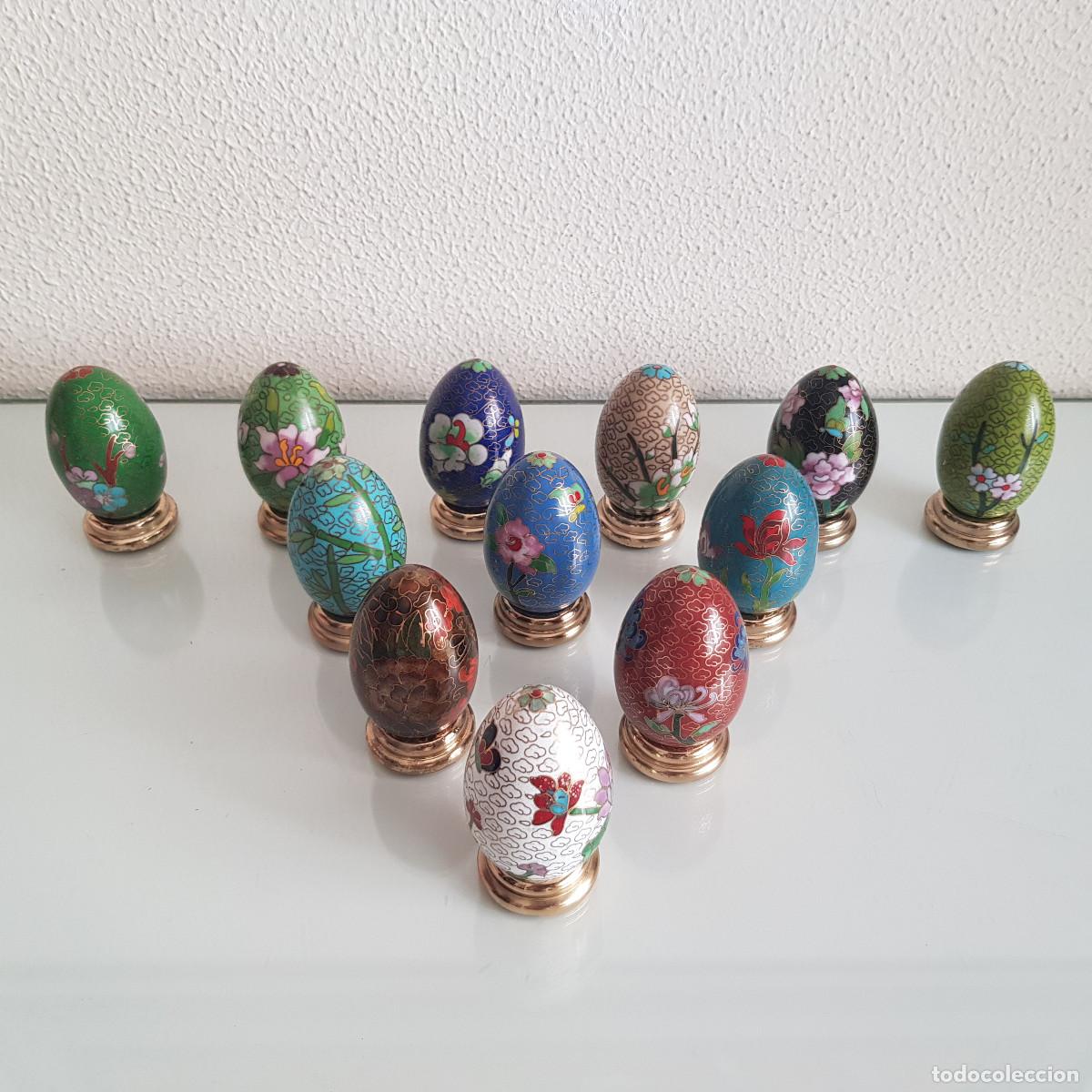 Vintage: HUEVOS DE CLOISONNE - Foto 14