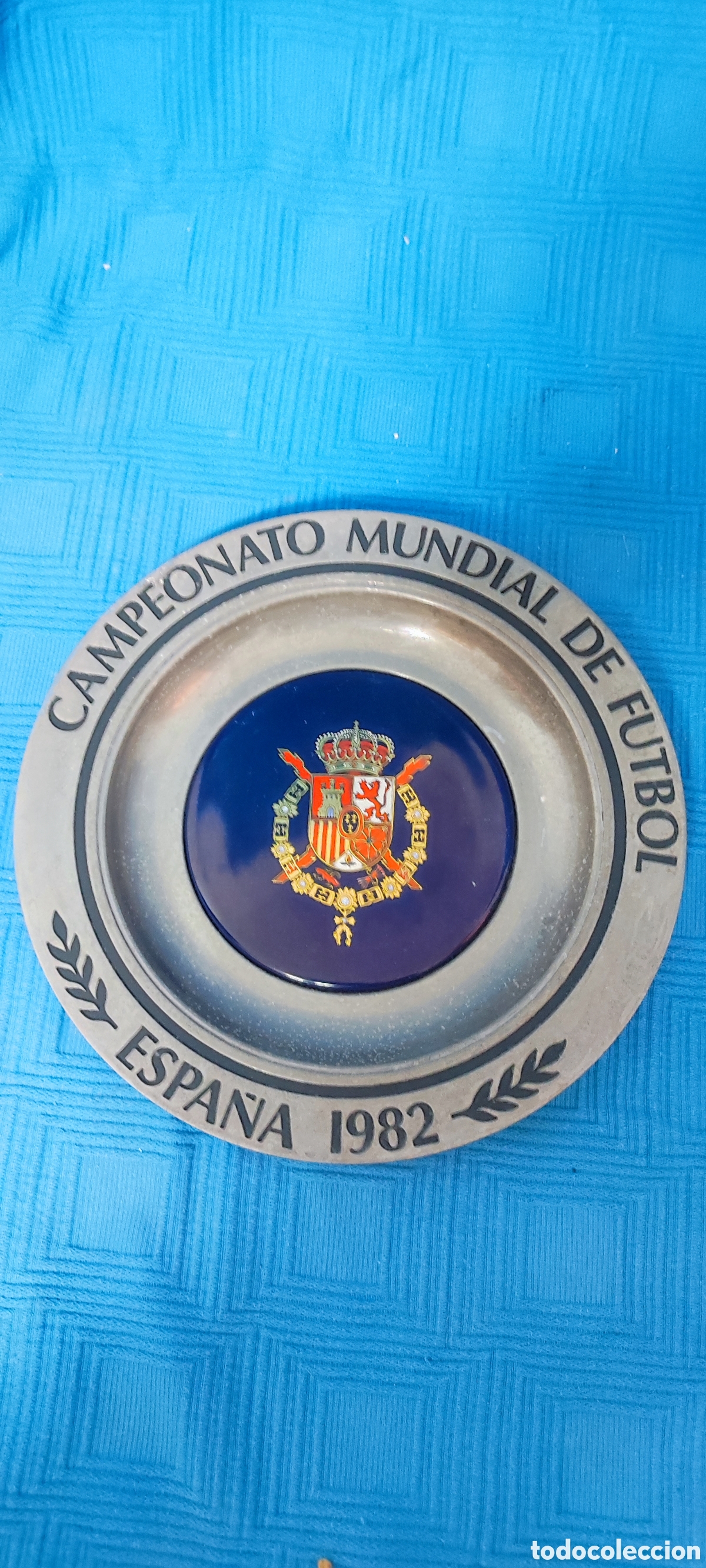 Vintage: Plato mundial Espa&ntilde;a 82 - Foto 2
