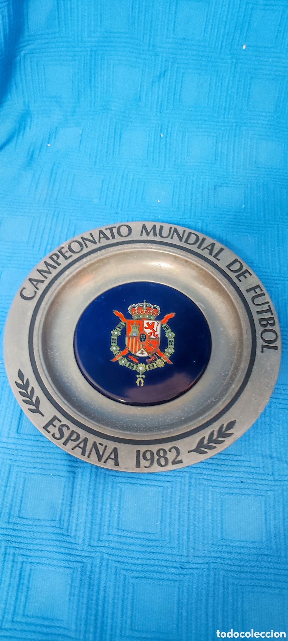 Vintage: Plato mundial Espa&ntilde;a 82 - Foto 1