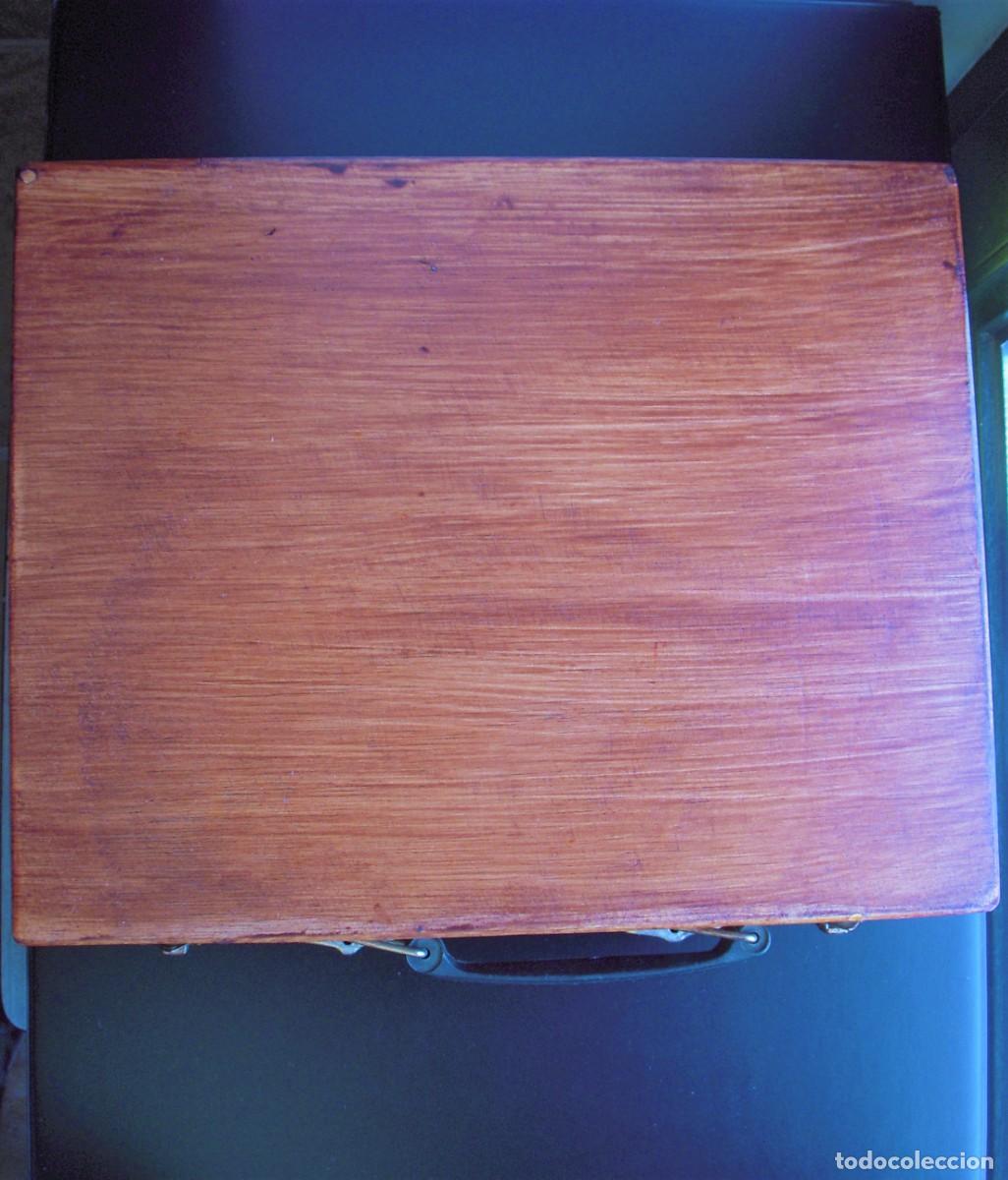 Vintage: MALETIN DE PINTURAS EN MADERA BARNIZADA - Foto 2