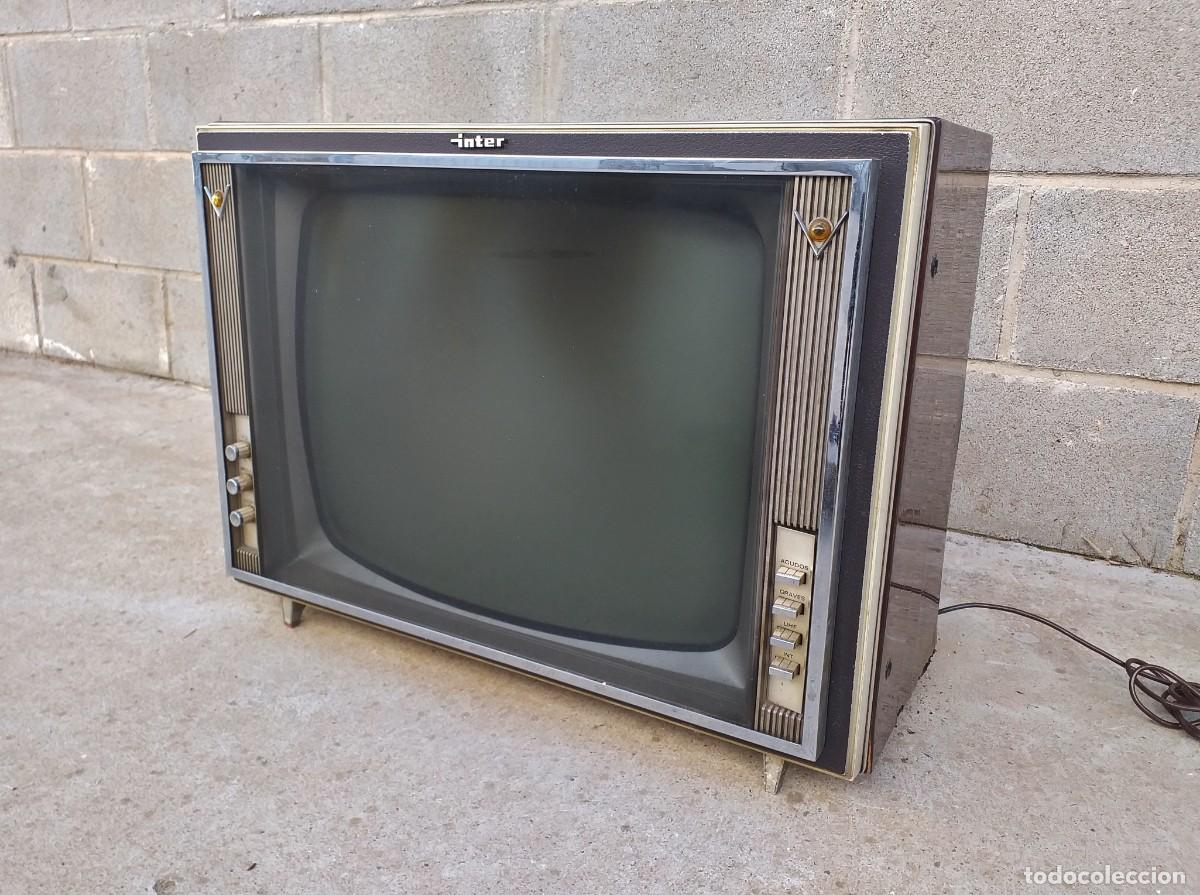 Antiguos Televisores Pequeños Analógicos Retro Se Colocan Sobre Un