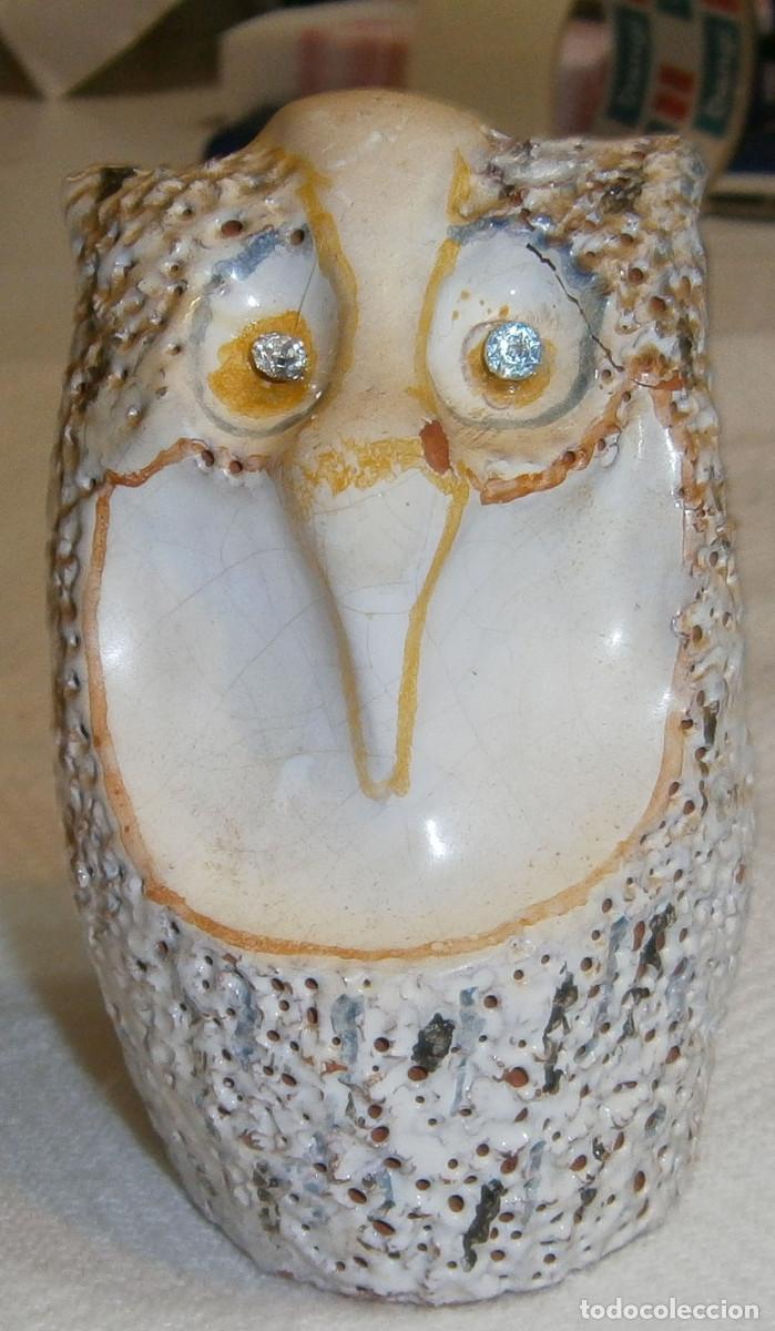 Vintage: buho de terracota 13 CMS de alto