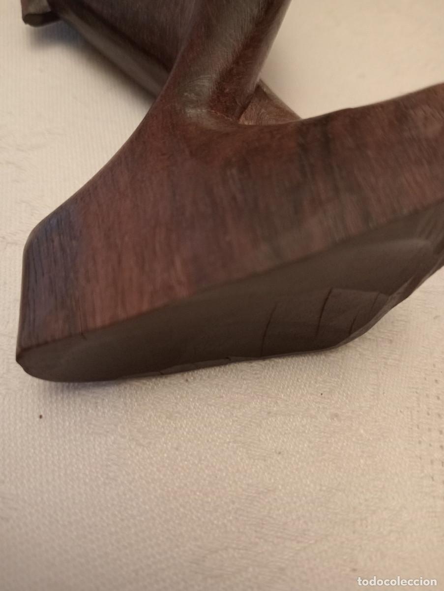 Vintage: TALLA O FIGURA DE MADERA DE EBANO - Foto 6
