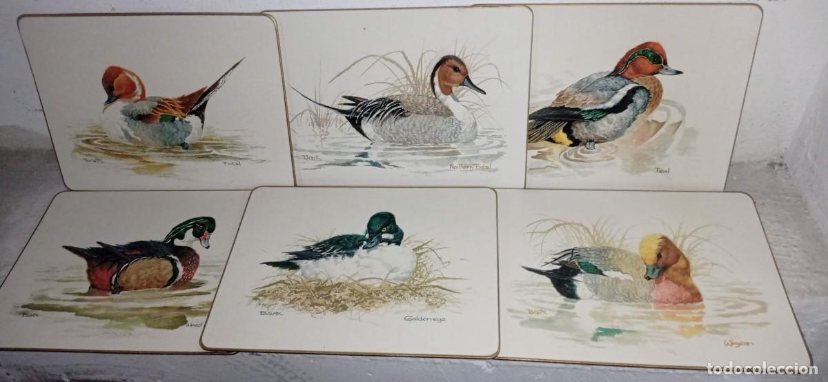 Vintage: 6 SALVAMANTELES CLOVER LEAF TABLE MATS