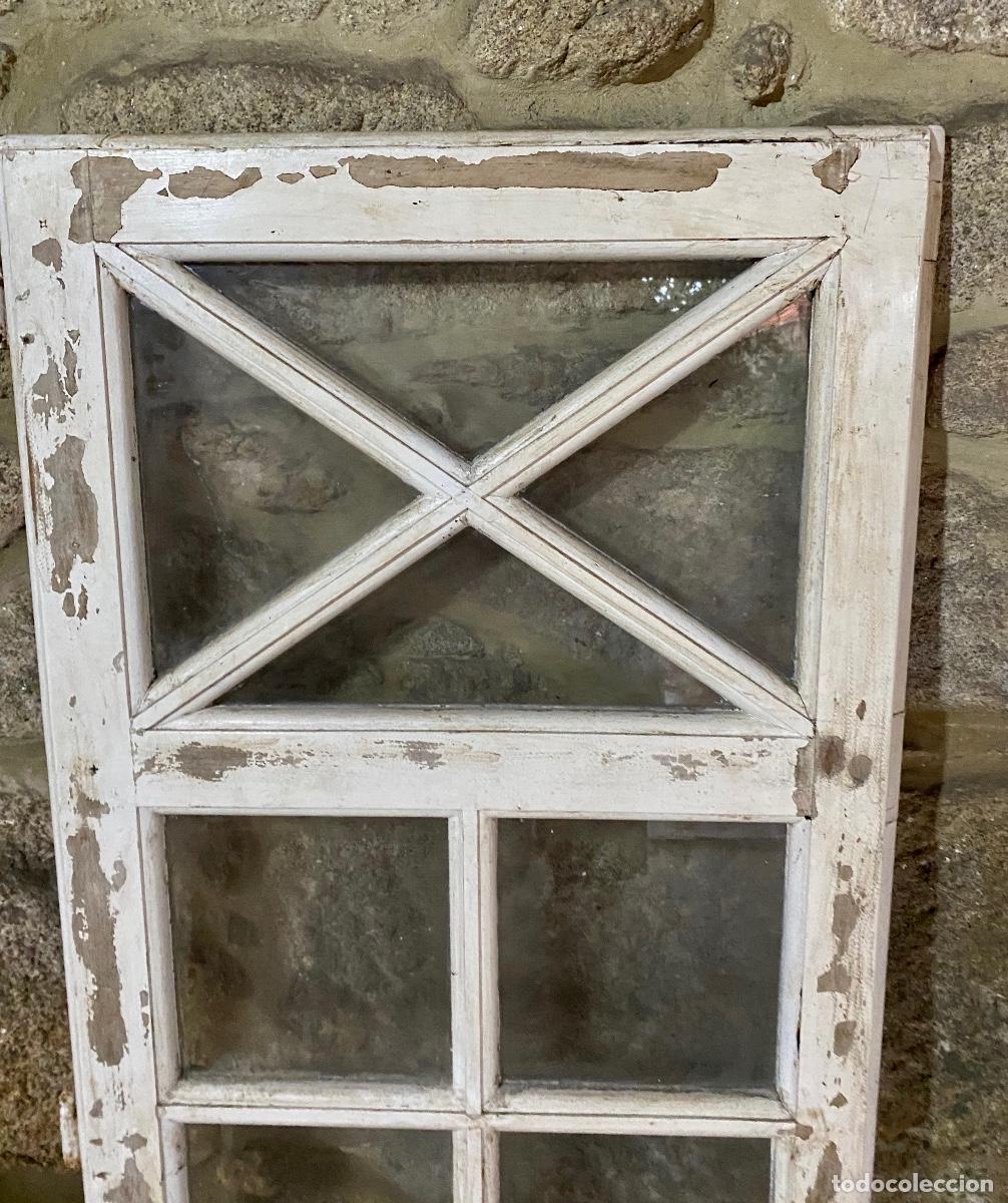 Vintage: Ventana pintada de blanco - Foto 3