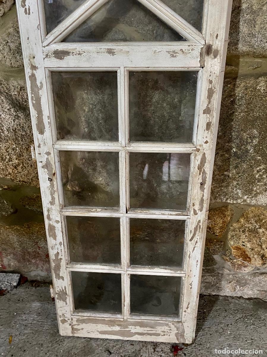 Vintage: Ventana pintada de blanco - Foto 4
