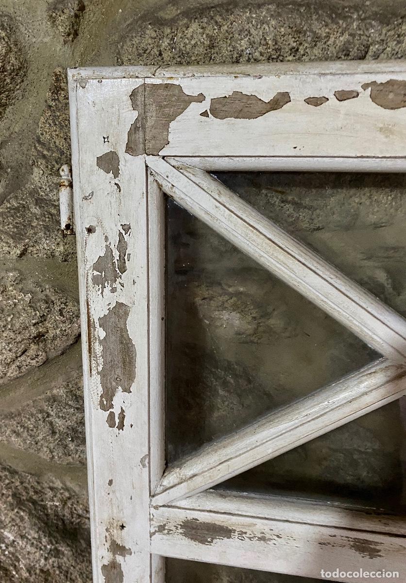 Vintage: Ventana pintada de blanco - Foto 5