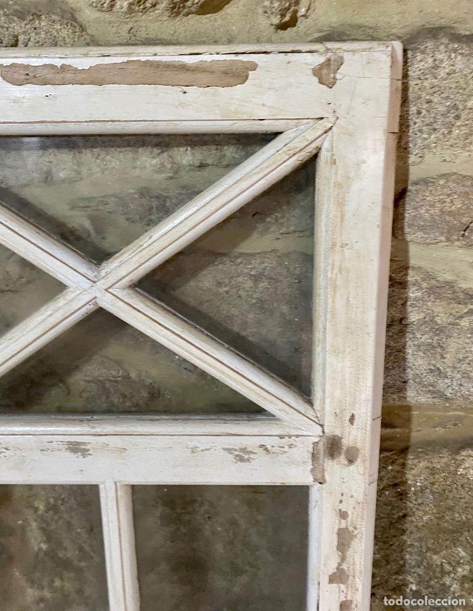 Vintage: Ventana pintada de blanco - Foto 6
