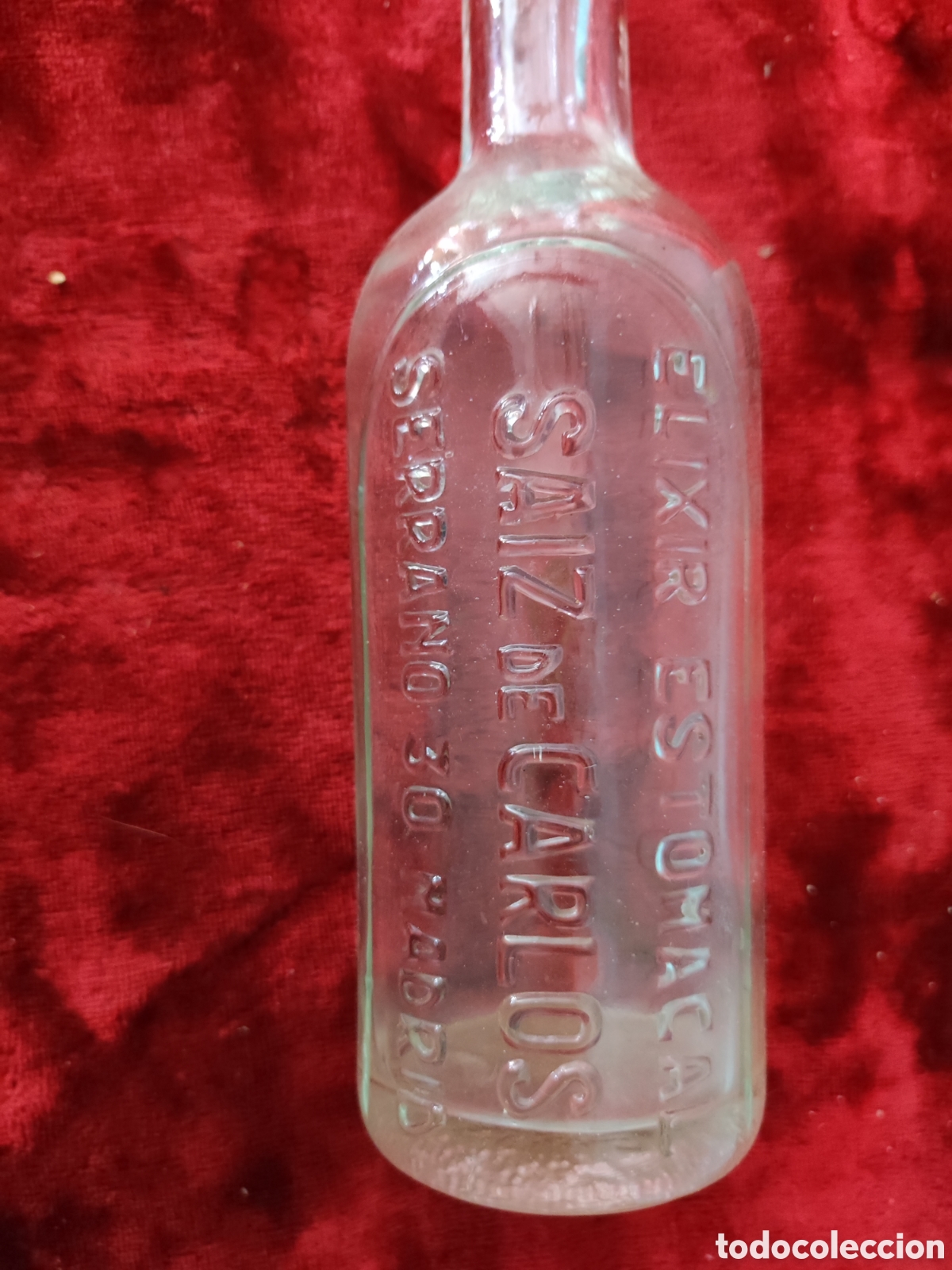 Vintage: Botella cristal de elixir estomacal - Foto 2