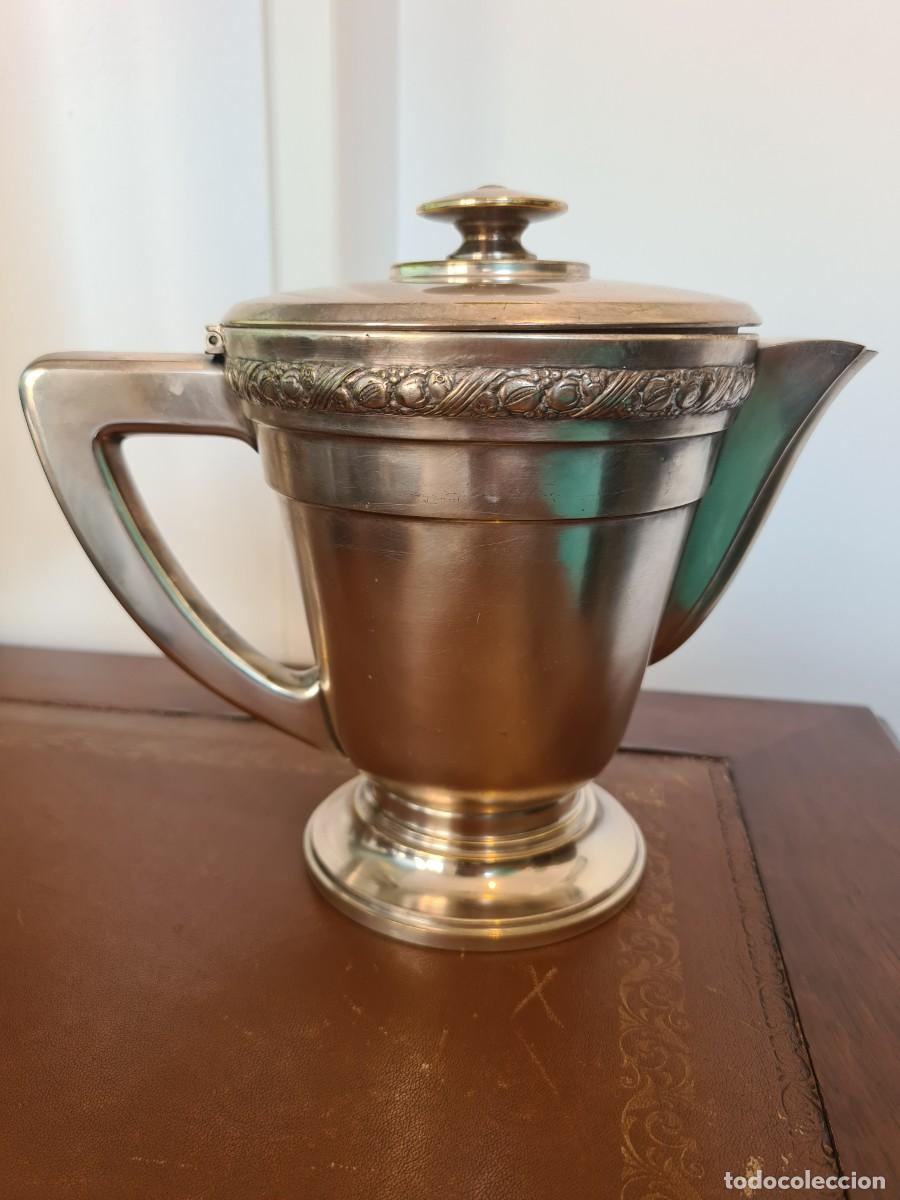 Vintage: TETERA METAL PLATEADO - Foto 2