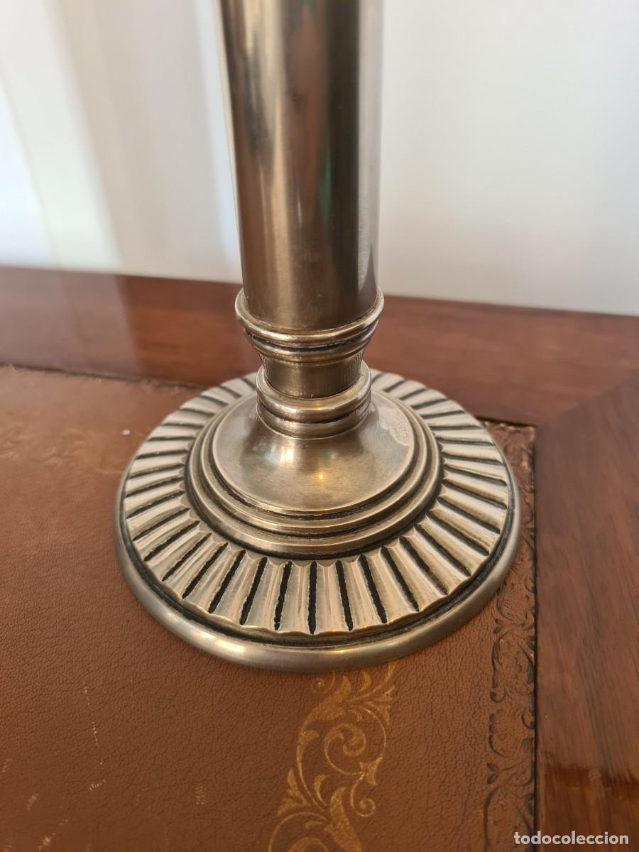 Vintage: CANDELERO METAL PLATEADO - Foto 3