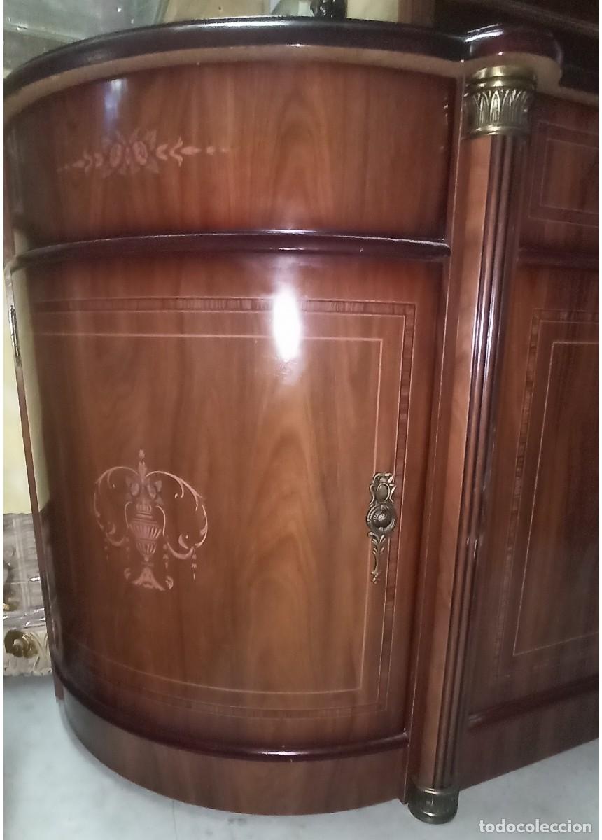 Vintage: APARADOR CL&Aacute;SICO DE MADERA - Foto 4