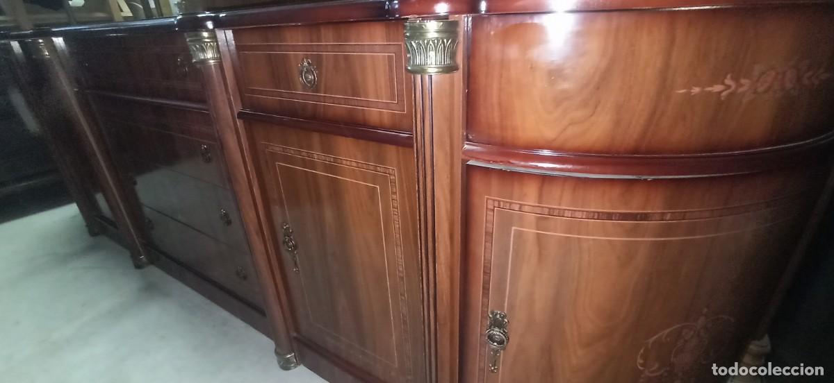 Vintage: APARADOR CL&Aacute;SICO DE MADERA - Foto 6