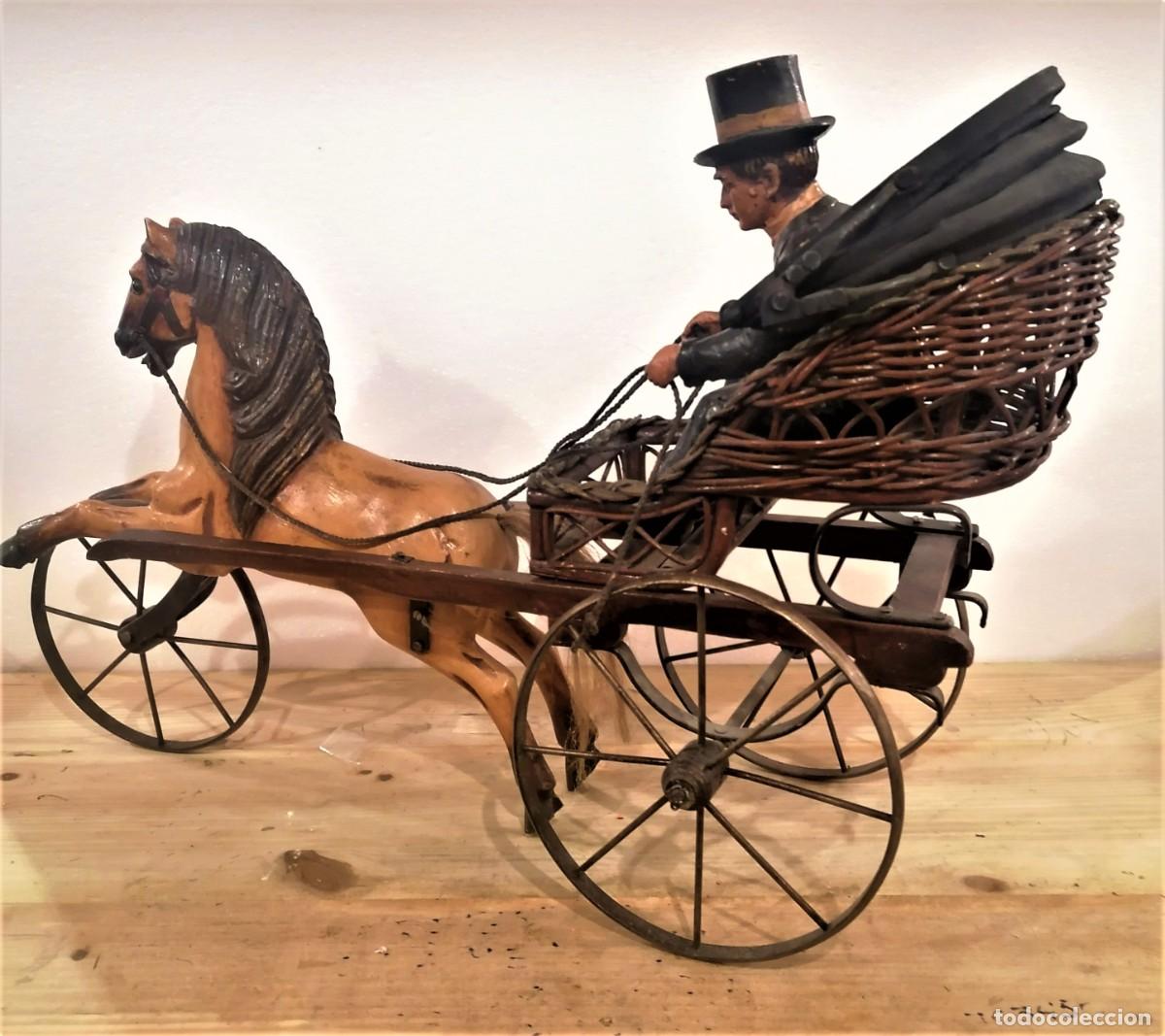 Vintage: Carruaje Cabriolet de caballos Vintage - Foto 6