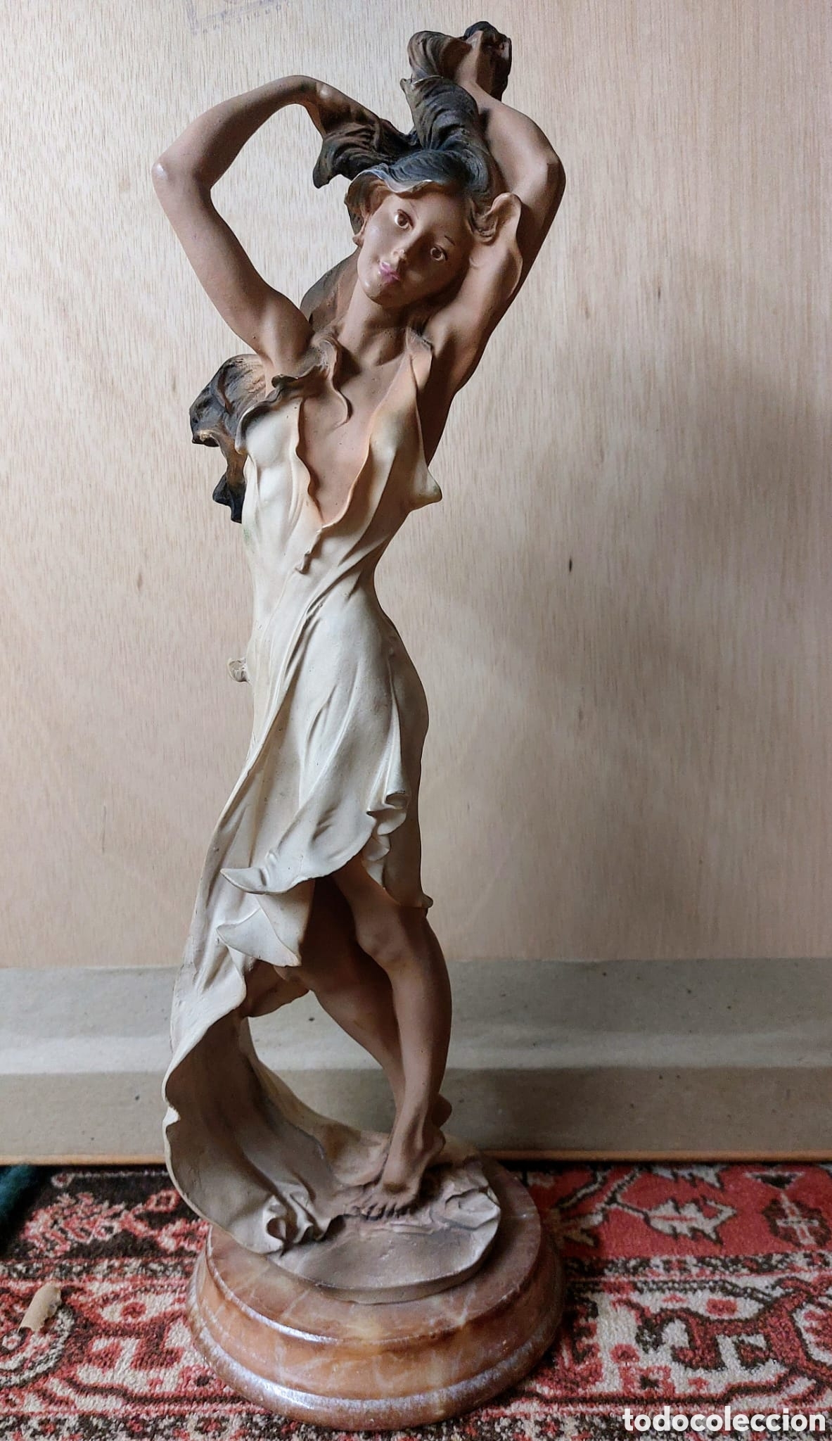 Vintage: FIGURA. TERRACOTA. 36. CM. ANGIC