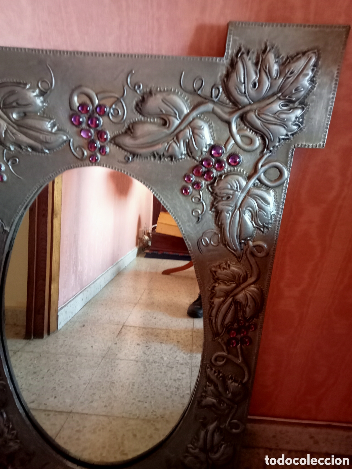 Vintage: ESPEJO CON RELIEVES - Foto 3