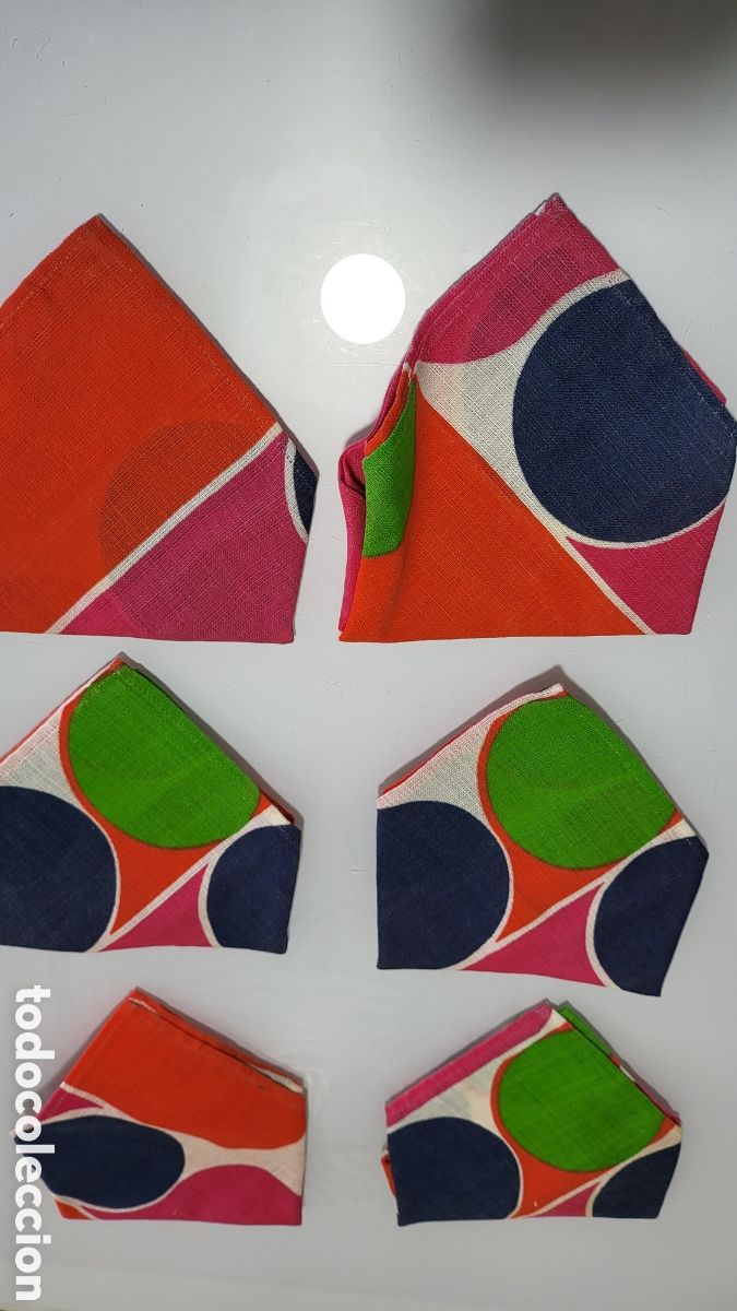 Vintage: VINTAGE LOTE 6 SERVILLETAS - Foto 3