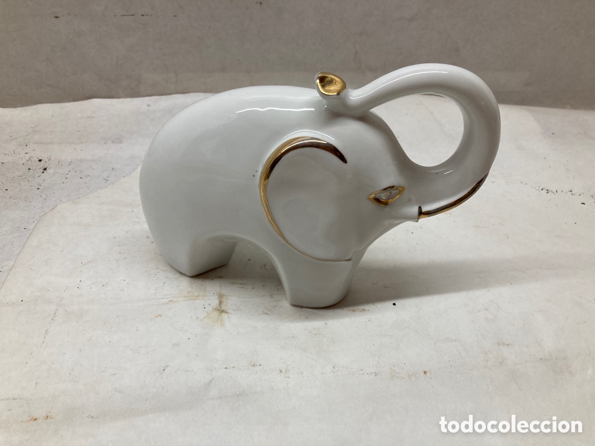 Vintage: Elefante de porcelana - Foto 3