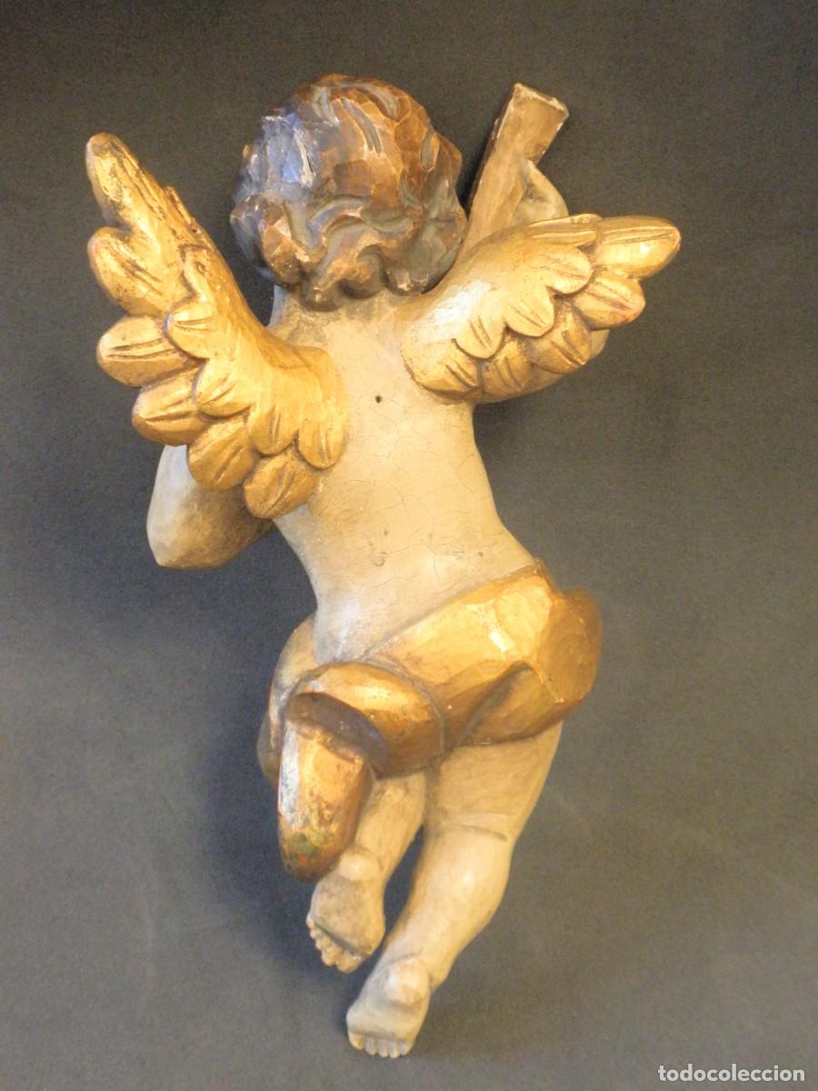 Vintage: Angelote bellamente tallado - Foto 10