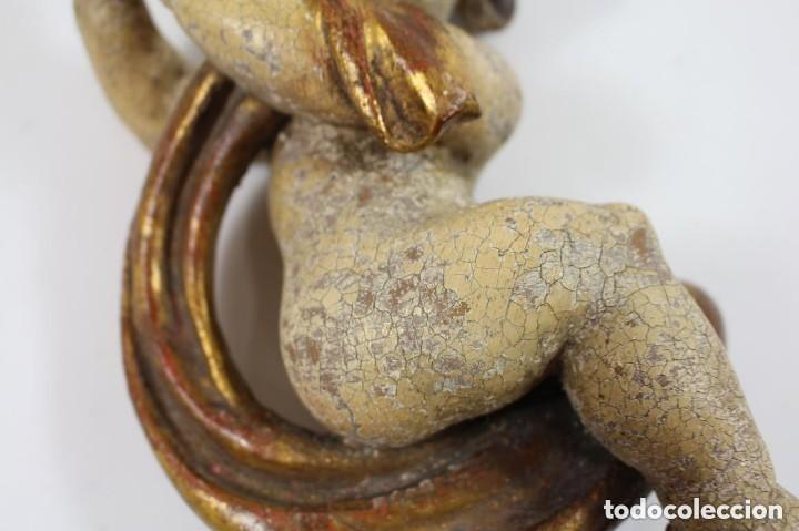 Vintage: Angelote bellamente tallado. - Foto 4