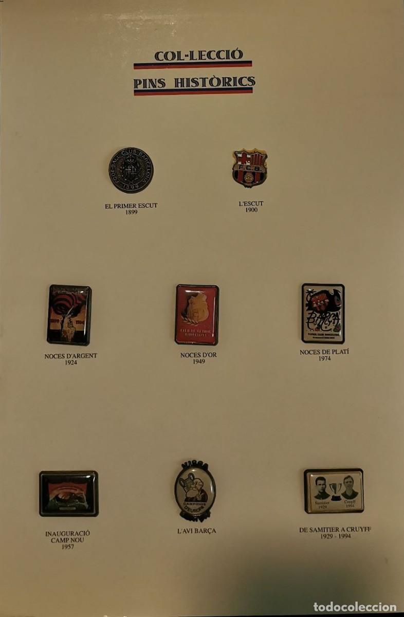 Vintage: COLECCI&Oacute;N PINS HIST&Ograve;RICS - BAR&Ccedil;A - Foto 6