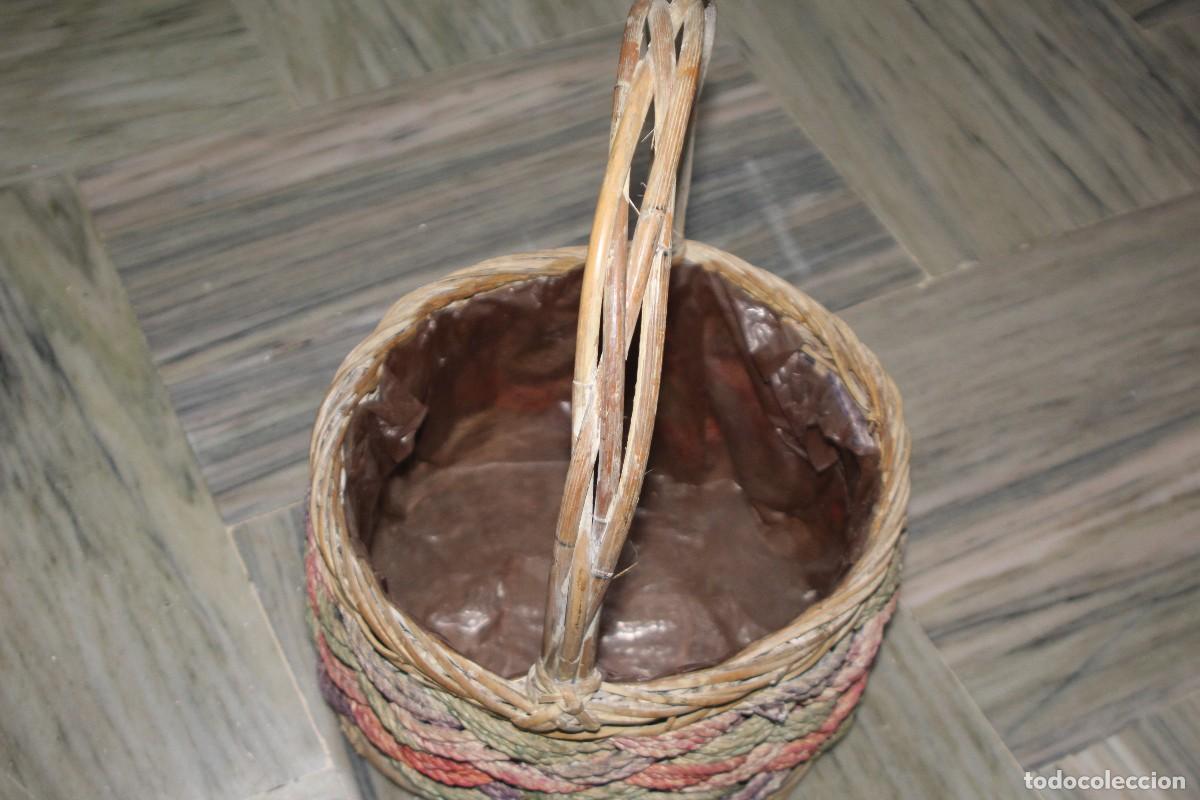 Vintage: CESTA PARA DECORACI&Oacute;N MACETERO, ETC. - Foto 3