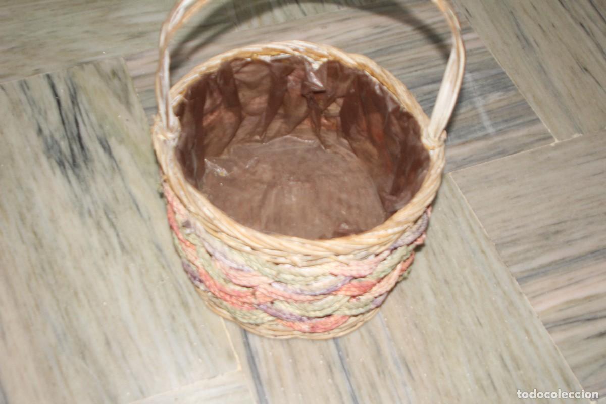 Vintage: CESTA PARA DECORACI&Oacute;N MACETERO, ETC. - Foto 4