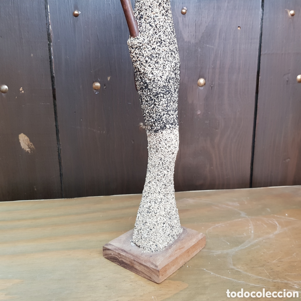Vintage: MUJER TALLADA EN MADERA - Foto 7
