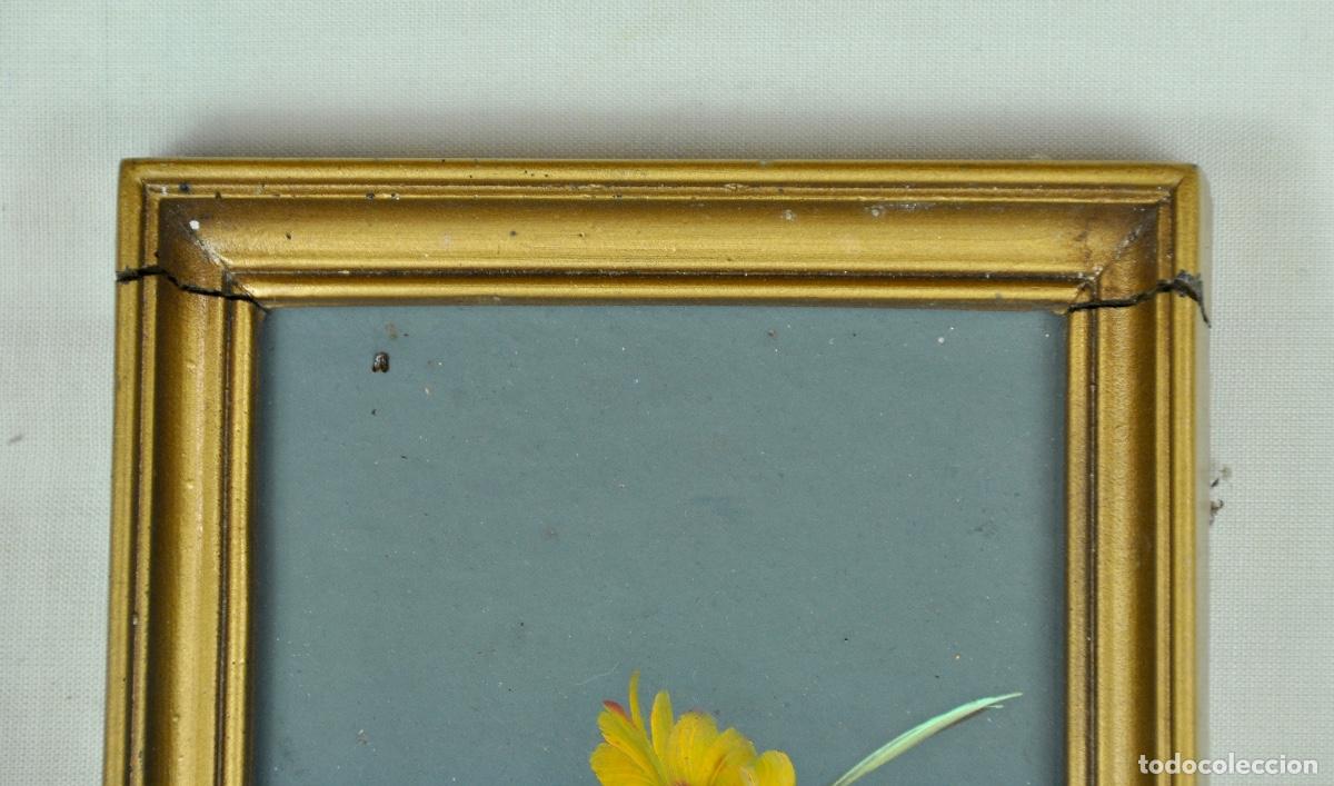 Vintage: Cuadro a&ntilde;os 60 flores rectangular - Foto 5