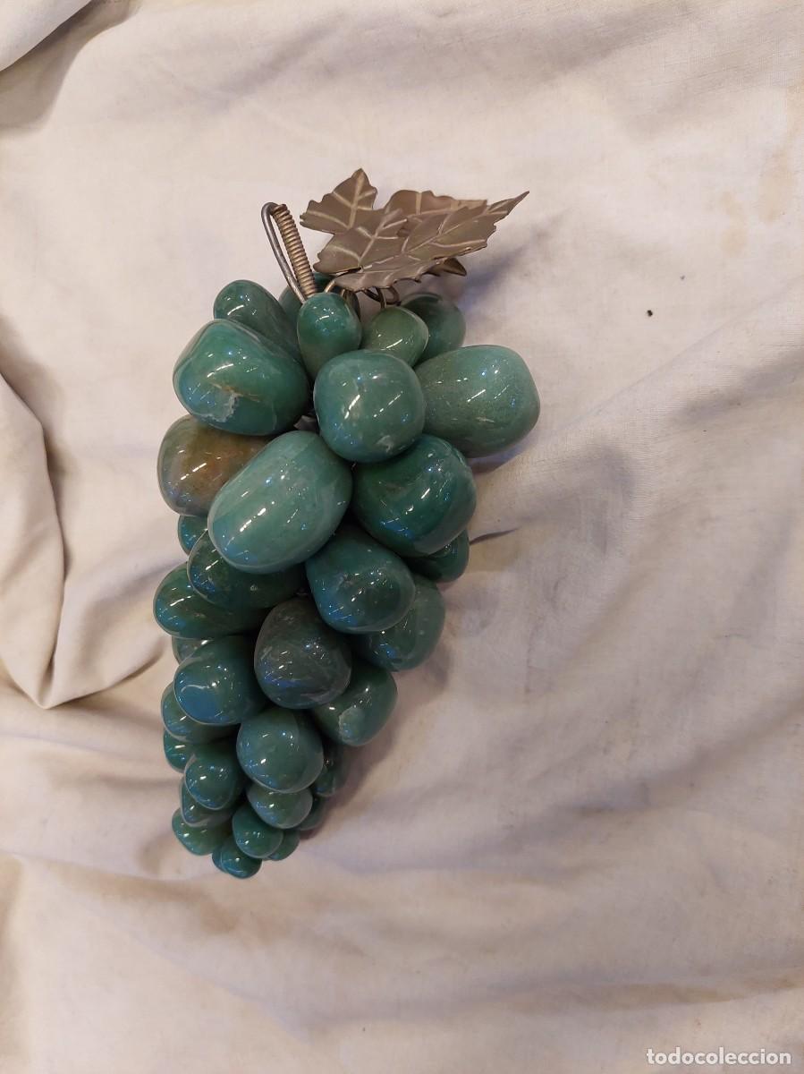 Vintage: Racimo de uvas vintage de marmol verde - Foto 2