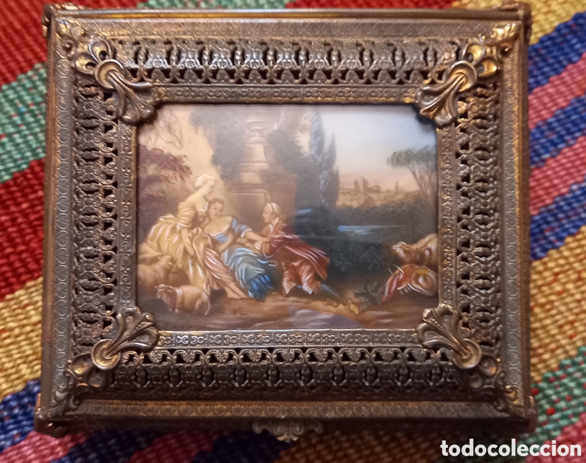 Vintage: Antigua caja alhajero musical Made in Italy