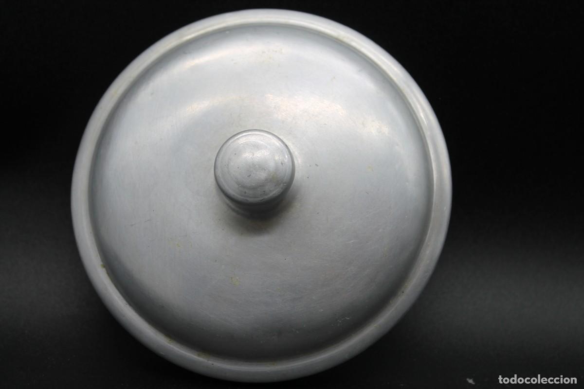 Vintage: TAPA DE ALUMINIO PARA LECHERA O TETERA - Foto 1
