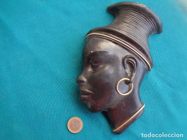 Vintage: RELIEVES FIGURAS AFRICANAS EN PL&Aacute;STICO - Foto 3