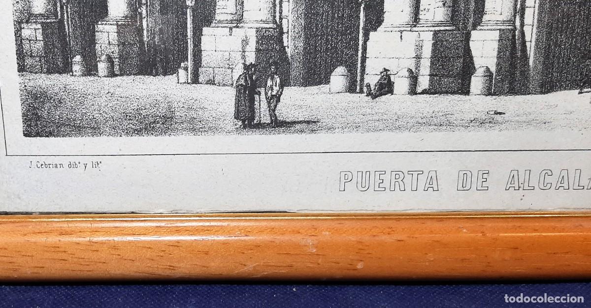 Vintage: Cuadro de la Puerta de Alcal&aacute; de Madrid - Foto 2