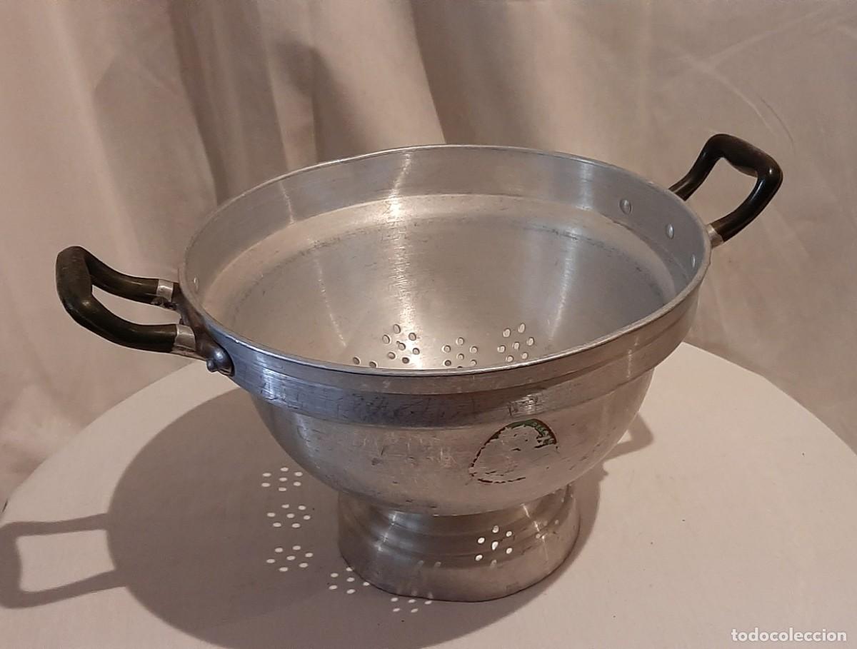 Vintage: Antiguo colador de aluminio - Foto 1