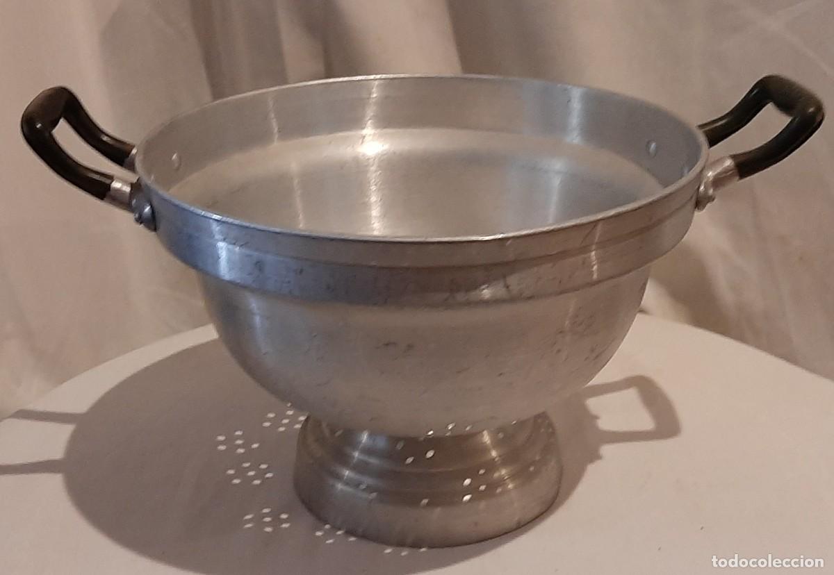 Vintage: Antiguo colador de aluminio - Foto 6