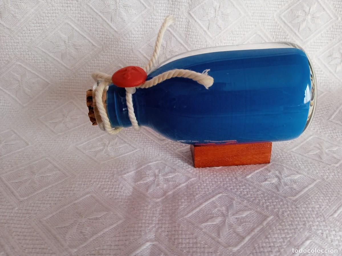 Vintage: BOTELLA CON BARCO DENTRO-GOLETA - Foto 2