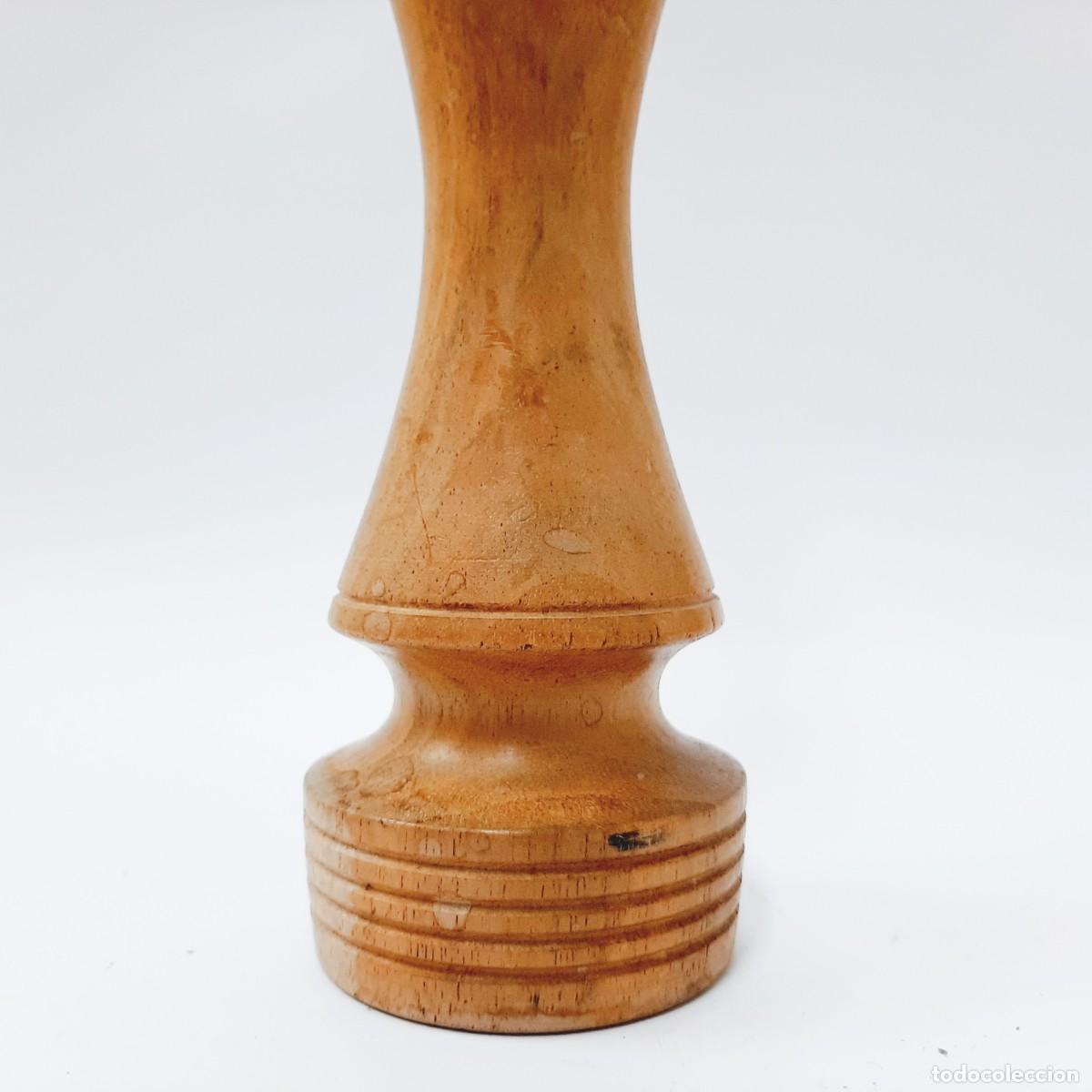 Vintage: Portavelas vintage de madera(9.4) - Foto 4